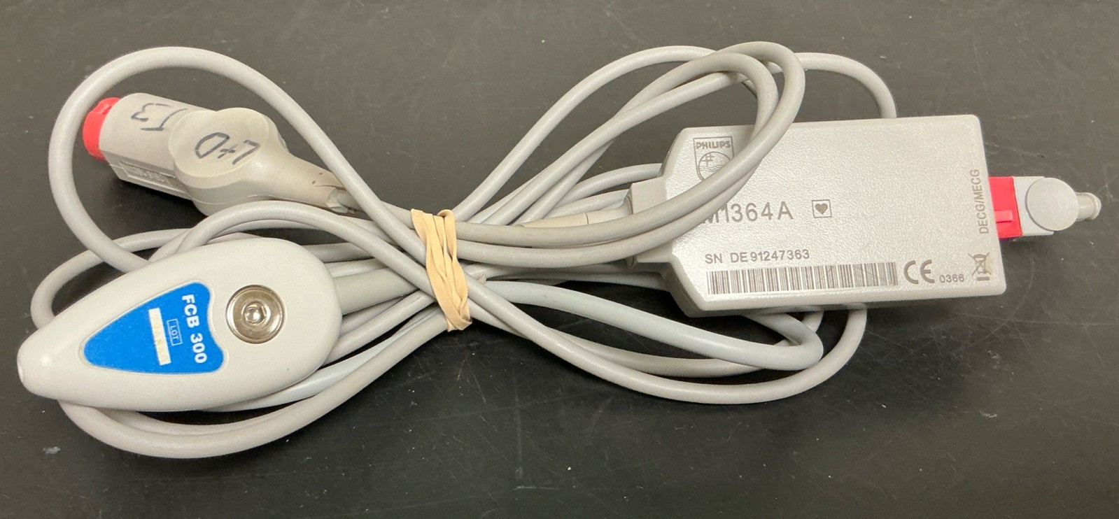 Philips M1364A Fetal Monitor DECG/MECG Cable