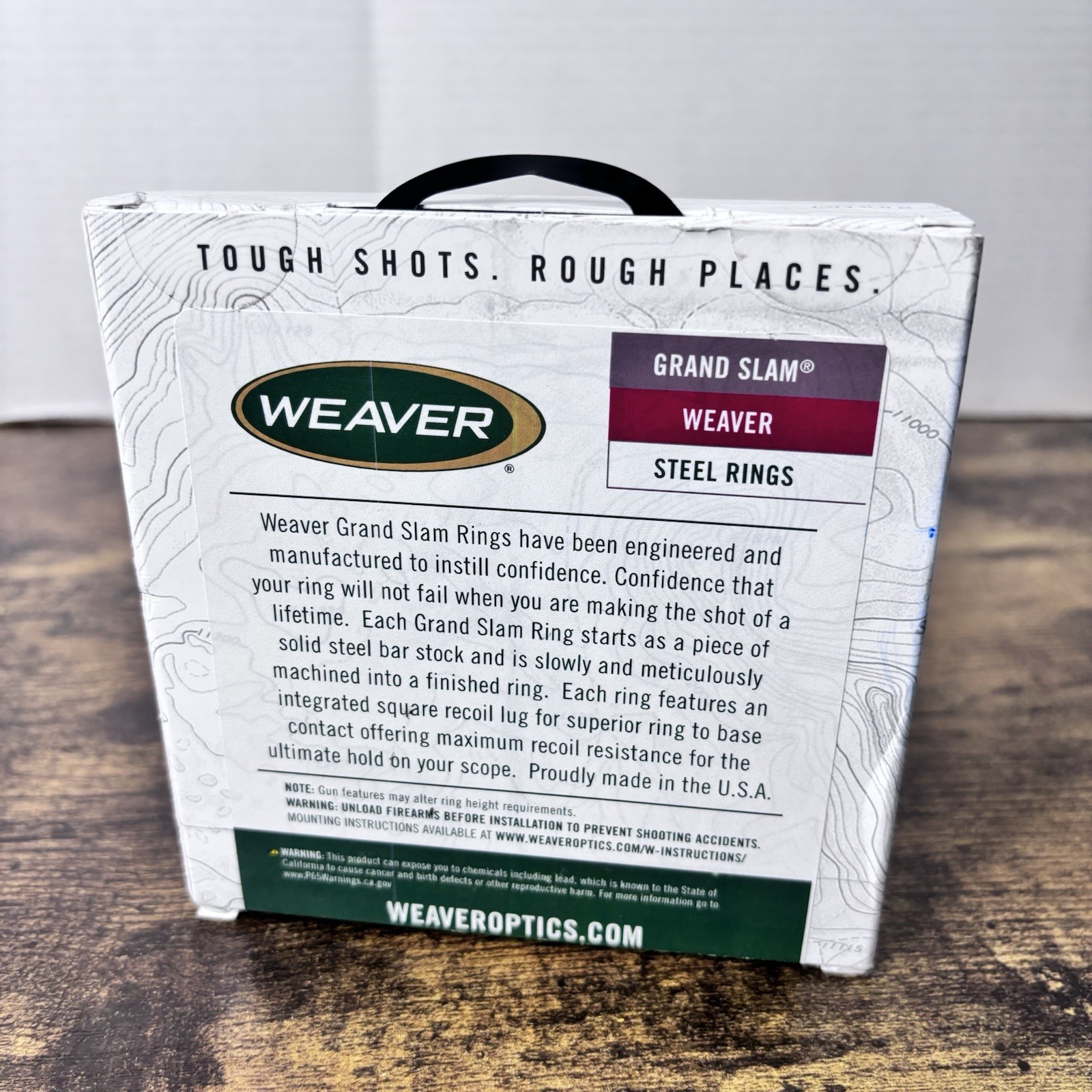 Weaver Grand Slam Steel Rings Weaver Style 49305 USA