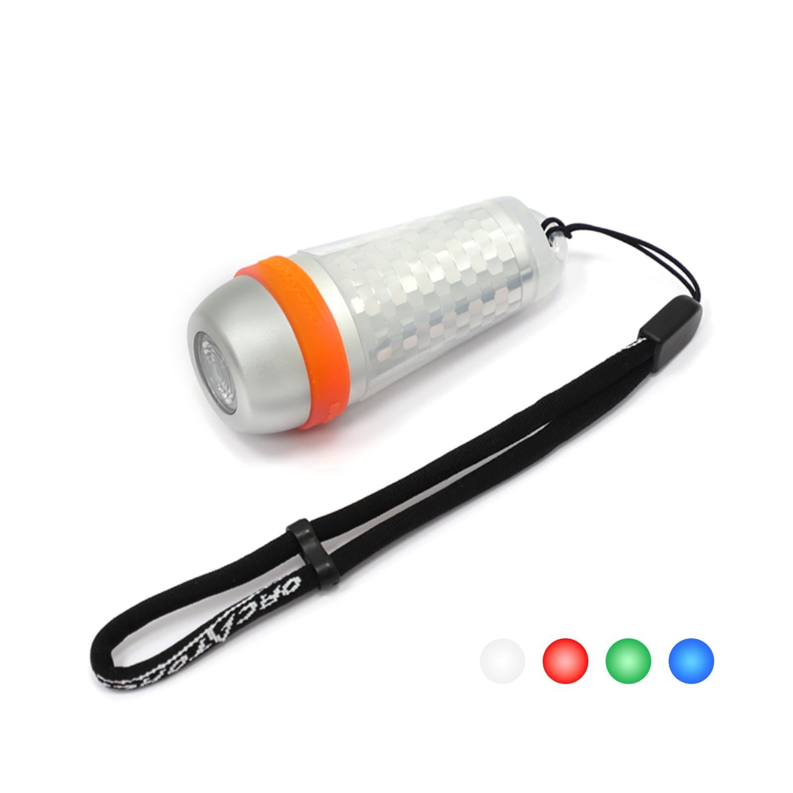 4-Color Dive Signal Light 8 Modes Scuba Beacon Mini Tank Marker 150M Underwater