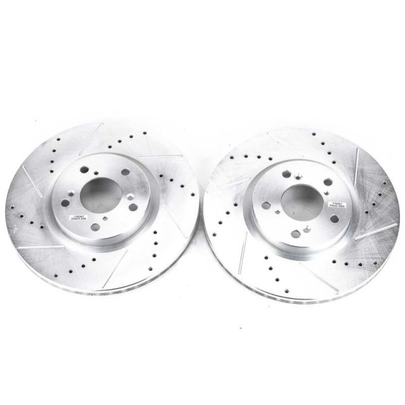 Powerstop     Power Stop Jbr1171xpr Front Evolution Drilled   Slotted Rotor Pair