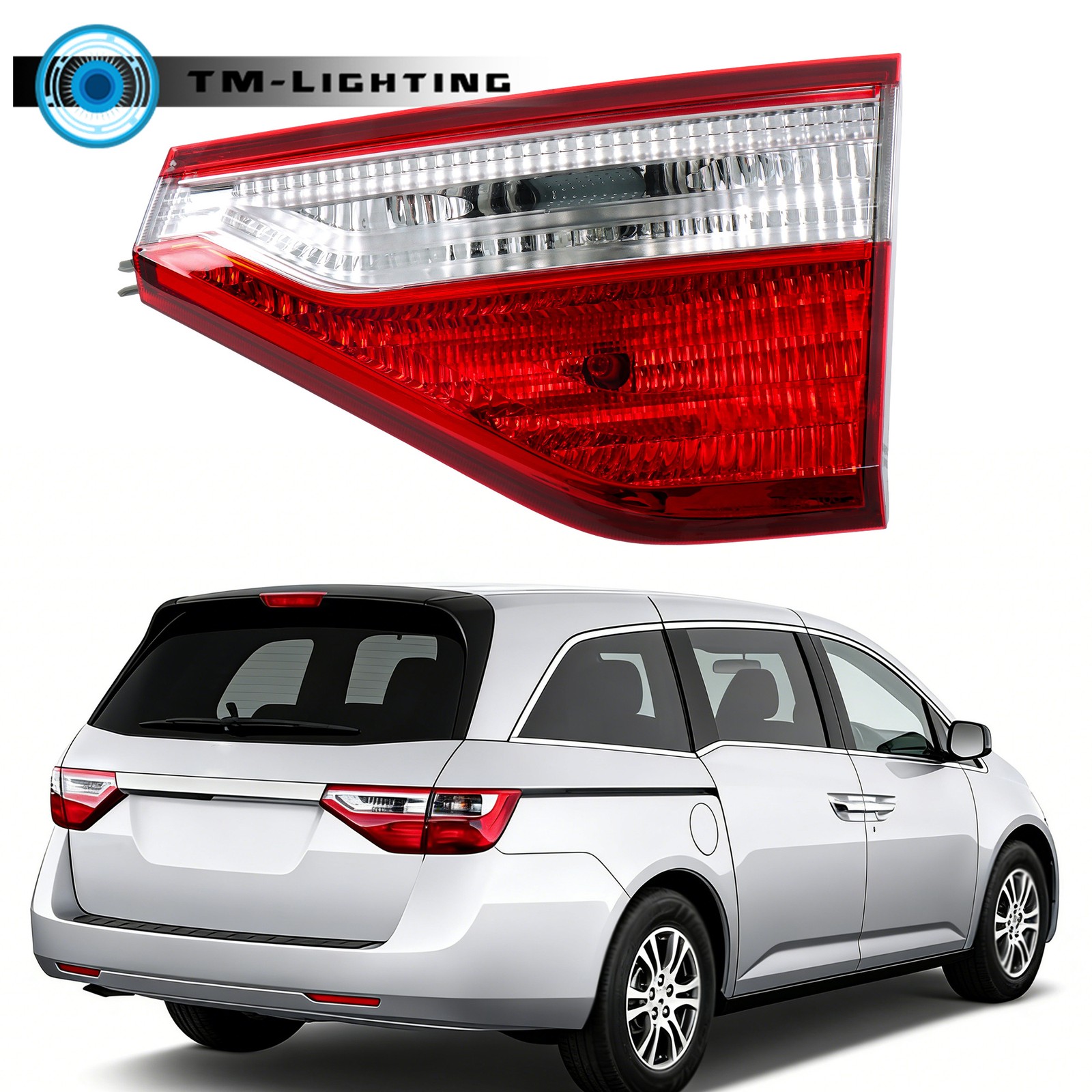 Tail Lights Halogen Inner Right Passenger Side For 2011 2012 2013 Honda Odyssey