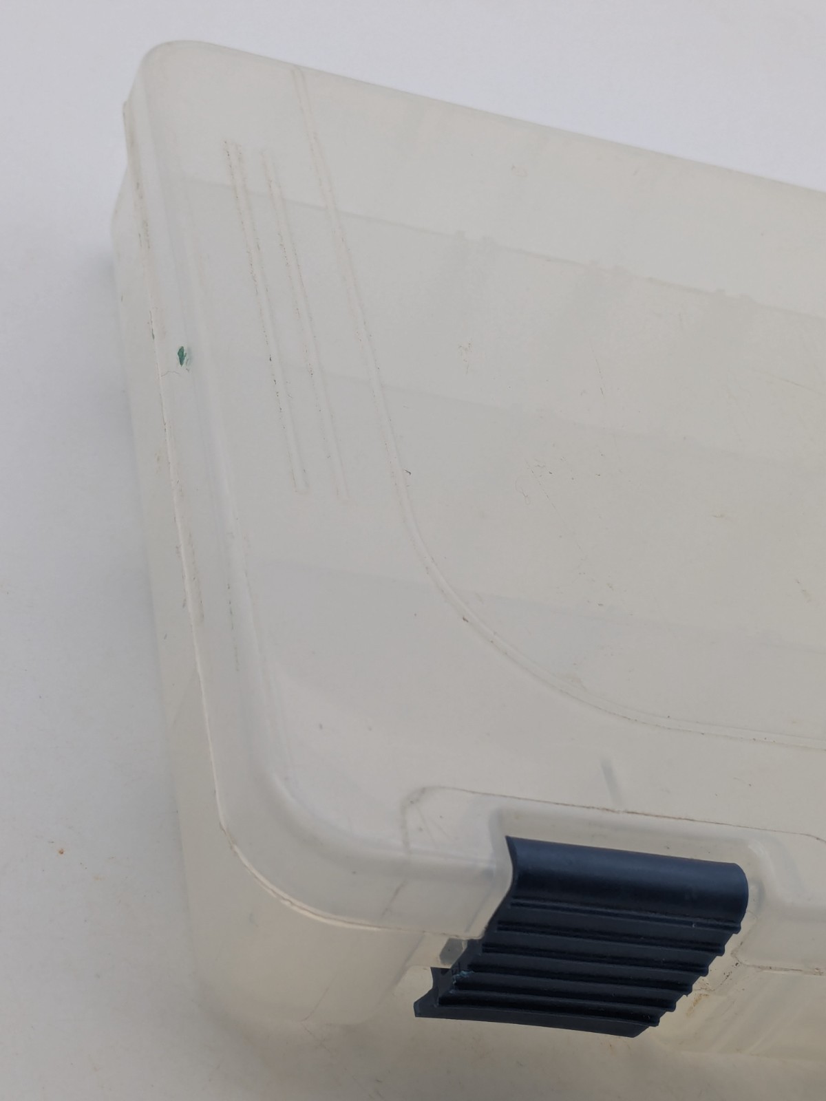 3 Clear Plastic Adjustable Storage Organizer Utility Craft Tackle Boxes 10.75"