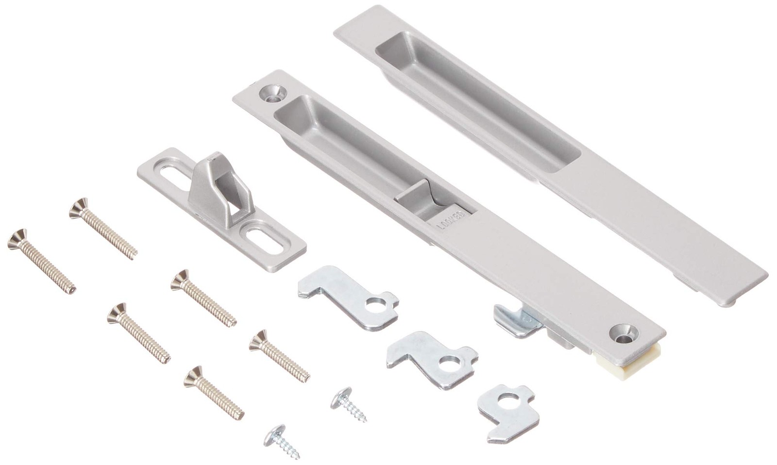 Wright Products - Flush Mounted Sliding Patio Door Latch Set, Aluminum