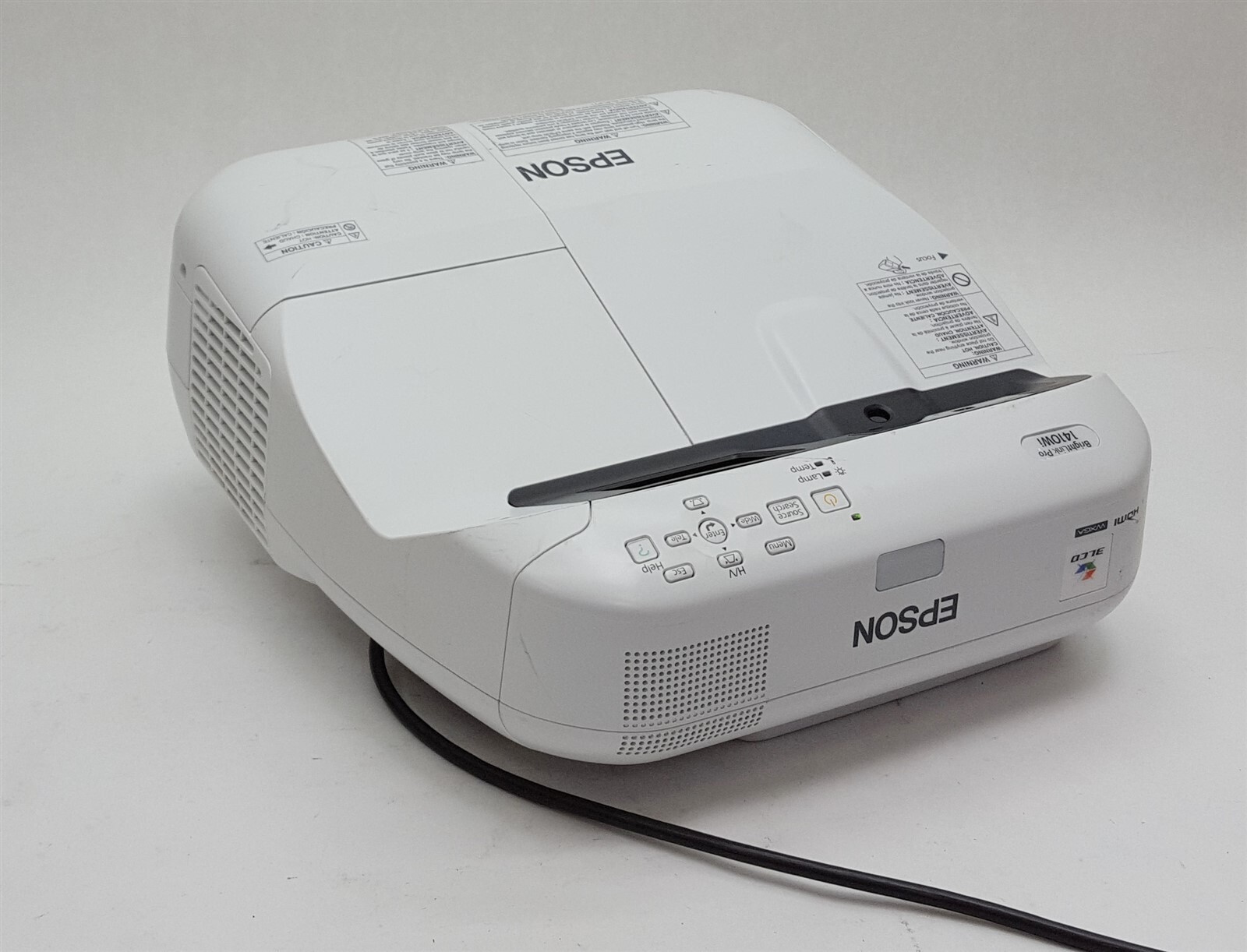 Epson 1410Wi BrightLink Pro Ultra Short Throw HDMI 3100 Lm Projector 1125 Hrs
