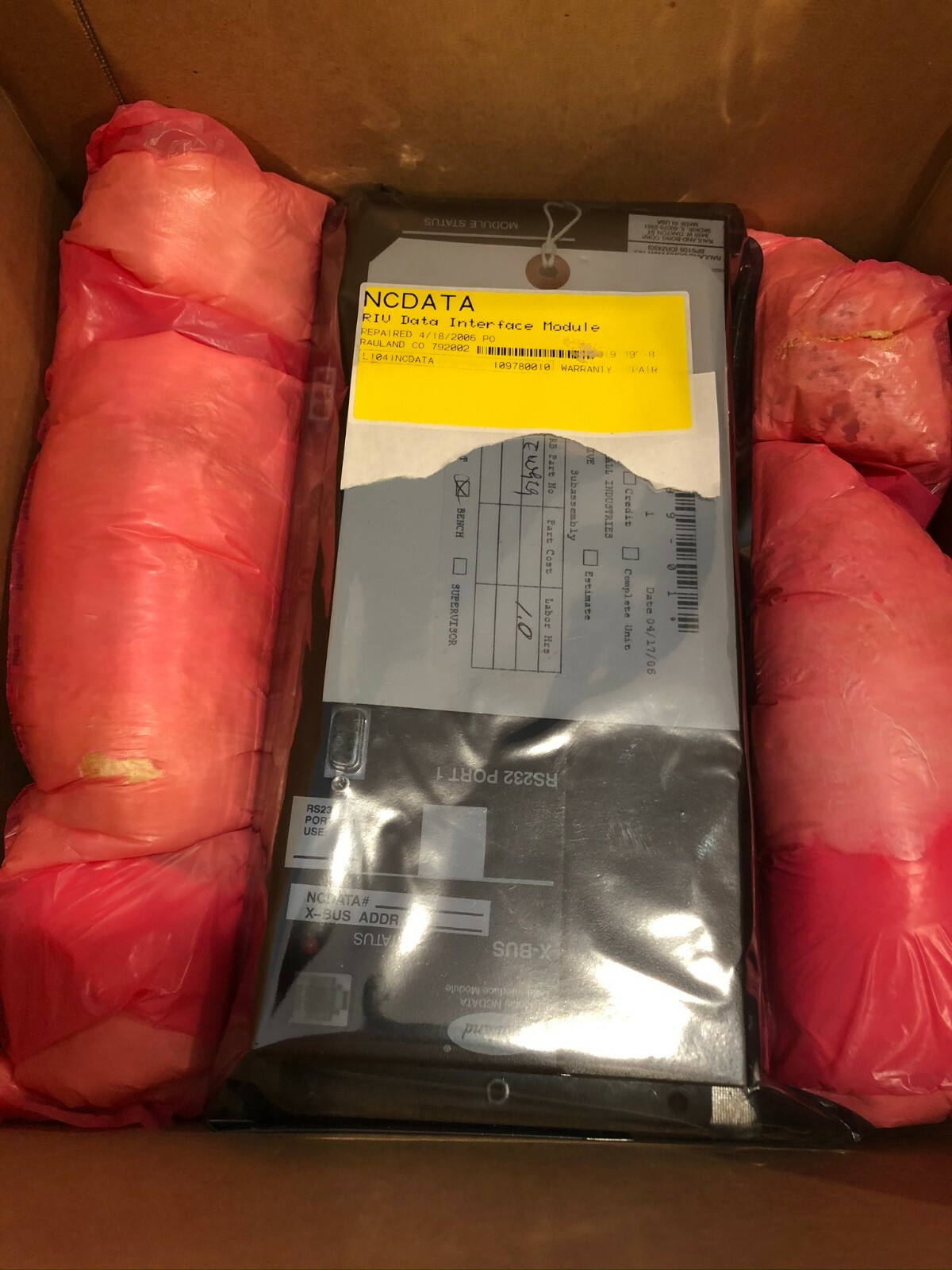 Rauland Borg Responder IV NCDATA Data Interface Module MFG. Refurbished