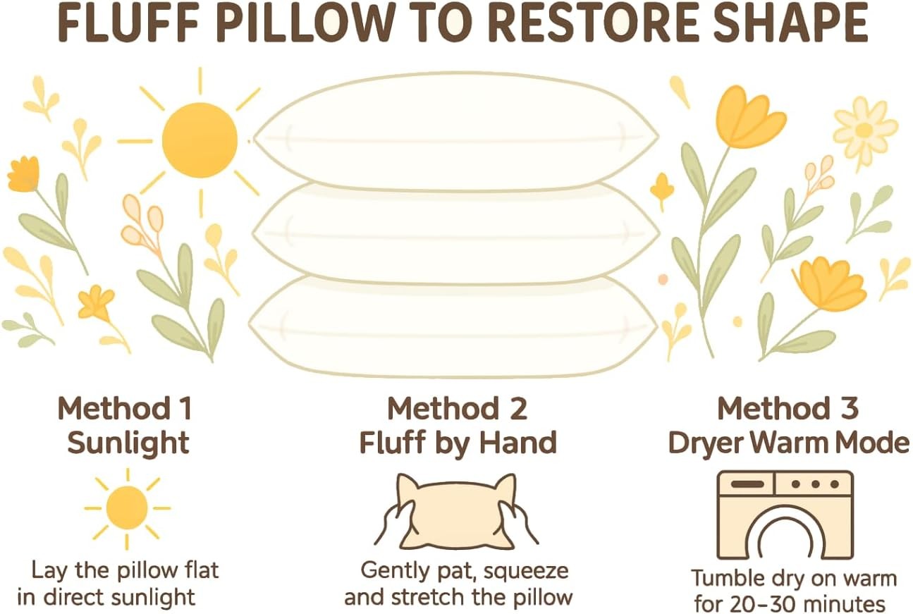 Foamily Throw Pillow Insert 18x18 (Set of 4) Premium Decorative Pillows