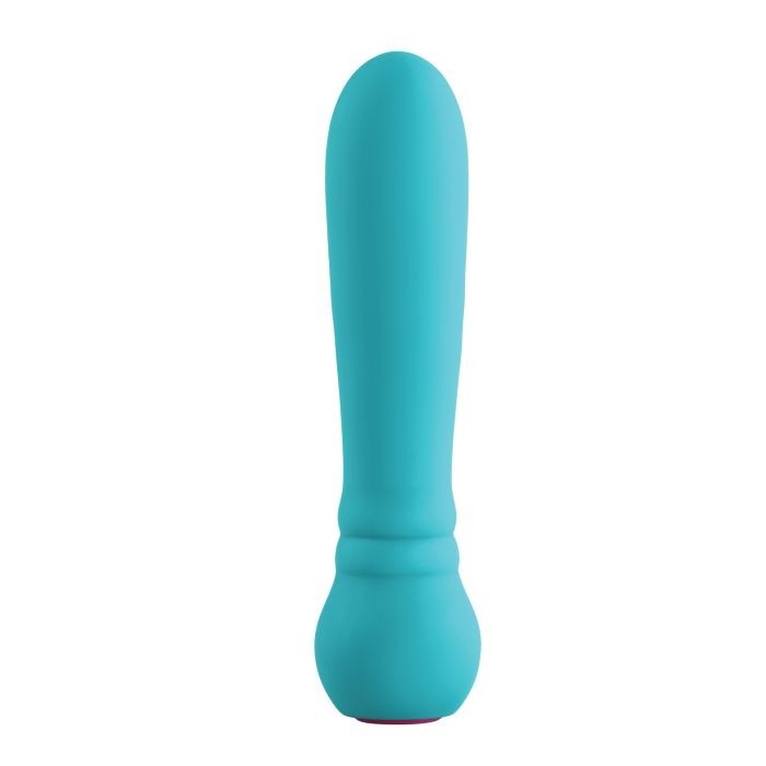 NEW FemmeFunn Ultra Bullet Massager Rechargeable Silicone Vibrator Turquoise