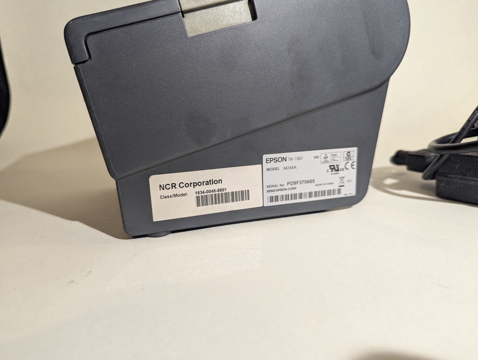 Epson M244A TM-T88V POS Thermal Black Receipt USB Parallel Printer with PSU