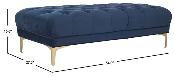 Safavieh ZARYA TUFTED RECTANGULAR BENCH, Reduced Price 4172700405 BCH6300A