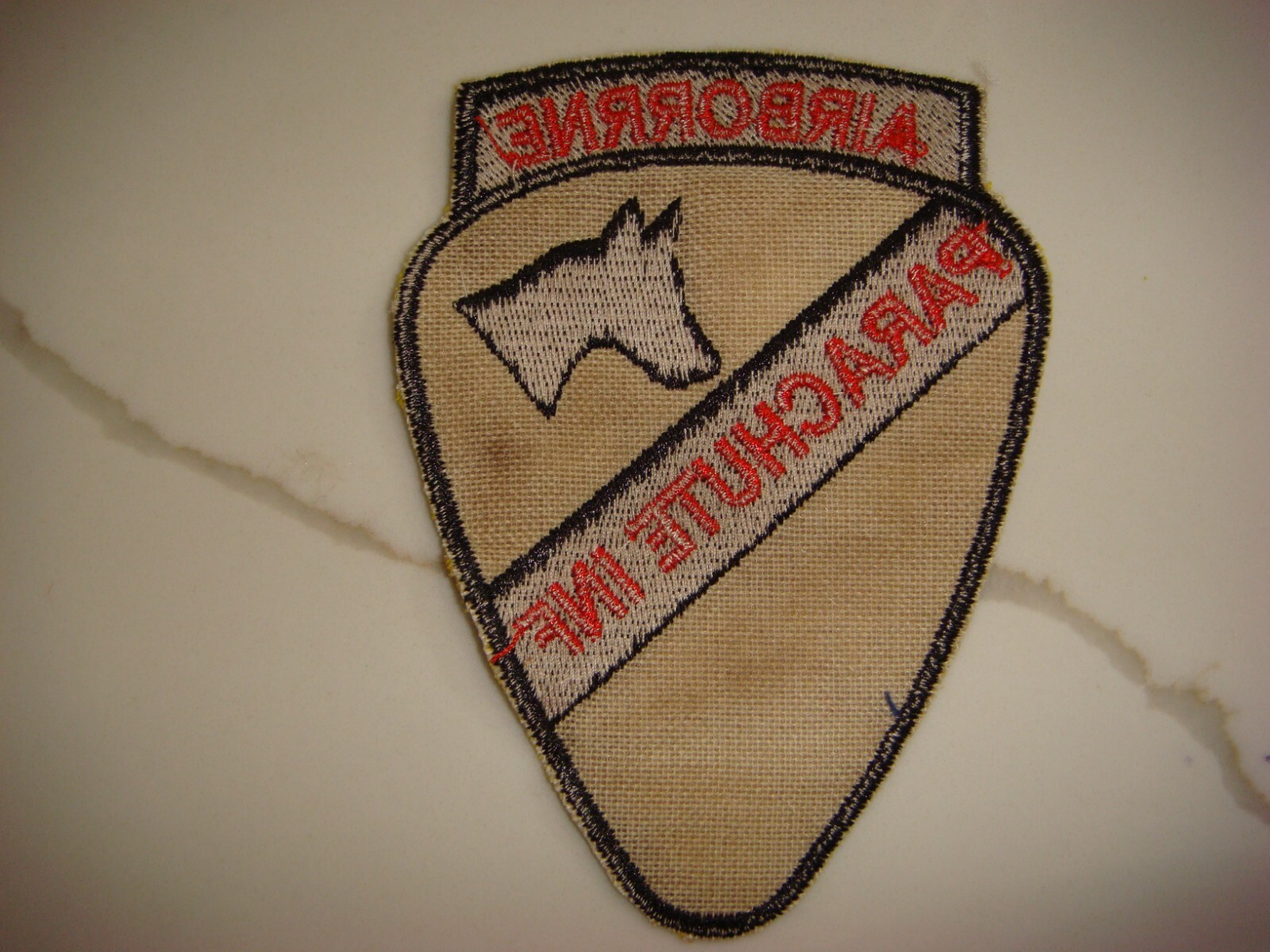 US AIRBORNE PARACHUTE INFANTRY - 1st CAVALRY DIVISION, VIETNAM WAR PATCH