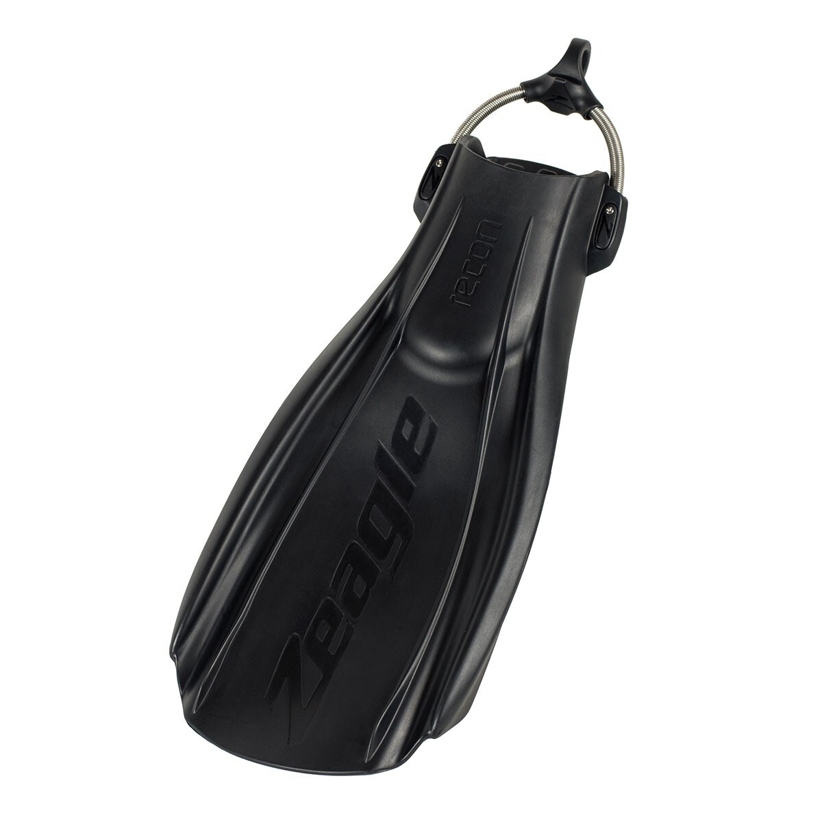 CLEARENCE SALE !!! Zeagle Recon Fins - Black, MEDIUM-8500-M