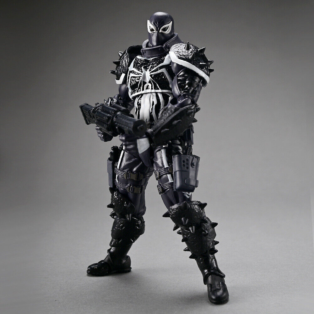 Revoltech Amazing Yamaguchi Spider-Man Agent Venom Action Figure Boxed Model Toy