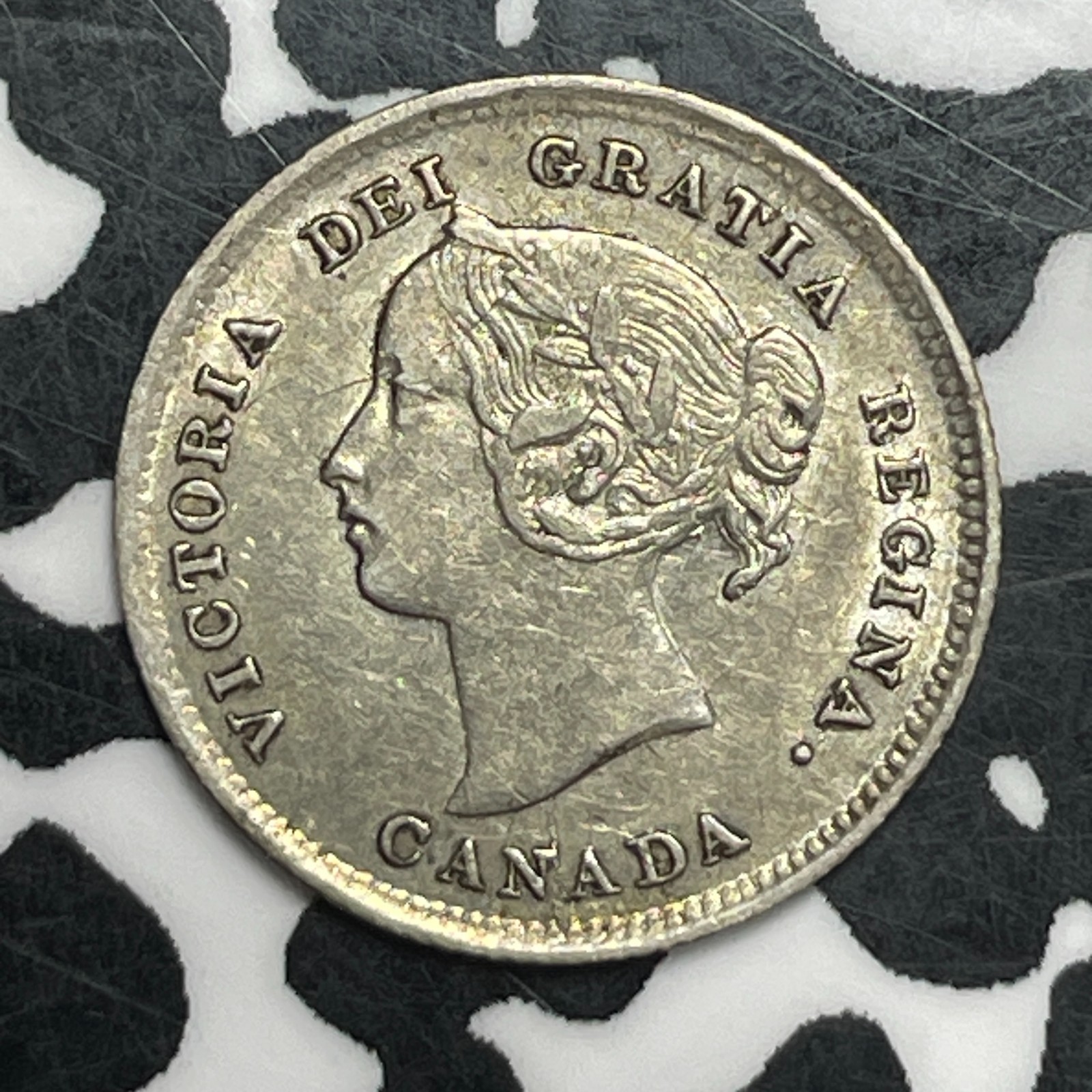 1897 Canada 5 Cents Lot#JM9493 Silver! Nice!
