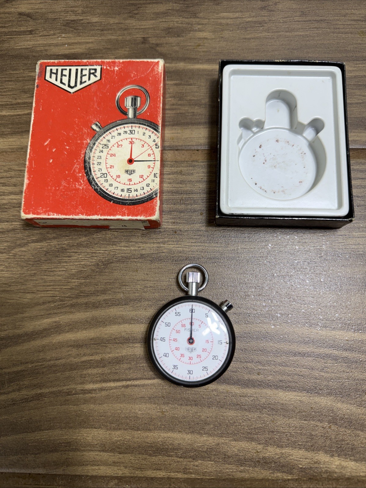 Vintage Heuer Working Stopwatch Heuer Stop Watch