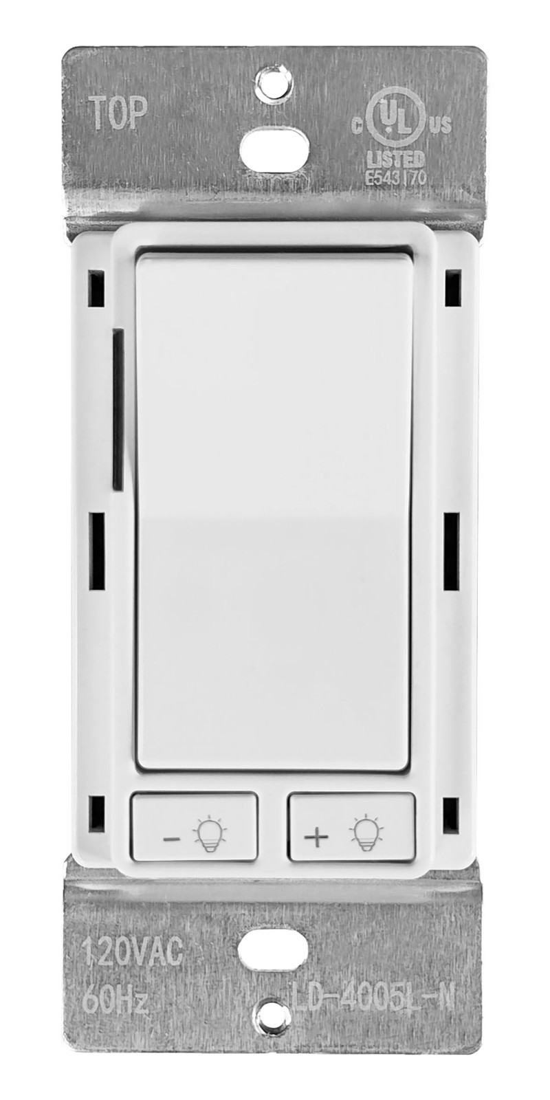 2-Pack Dimmer Light Switch Single Pole or 3-Way for LED UL Listed *New Model