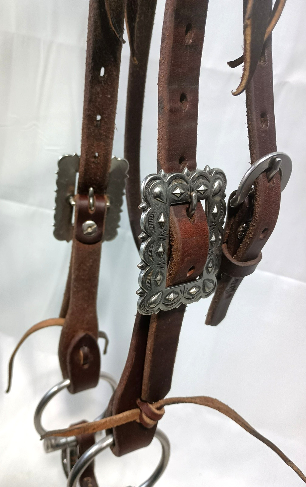 Weaver Leather Headstall with Bit and Chinstrap, Excellent Used Condition!
