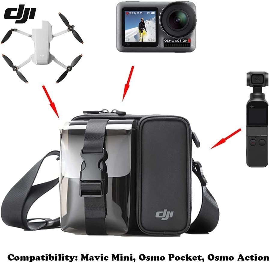DJI Mini Bag+ Black Shoulder Carrying Case For Mavic Mini, Mini 2, Mini3