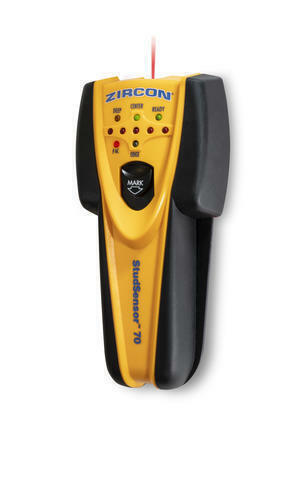 Zircon Studsensor 70 Center Finding Stud Finder Live AC Wire Warning & Marker