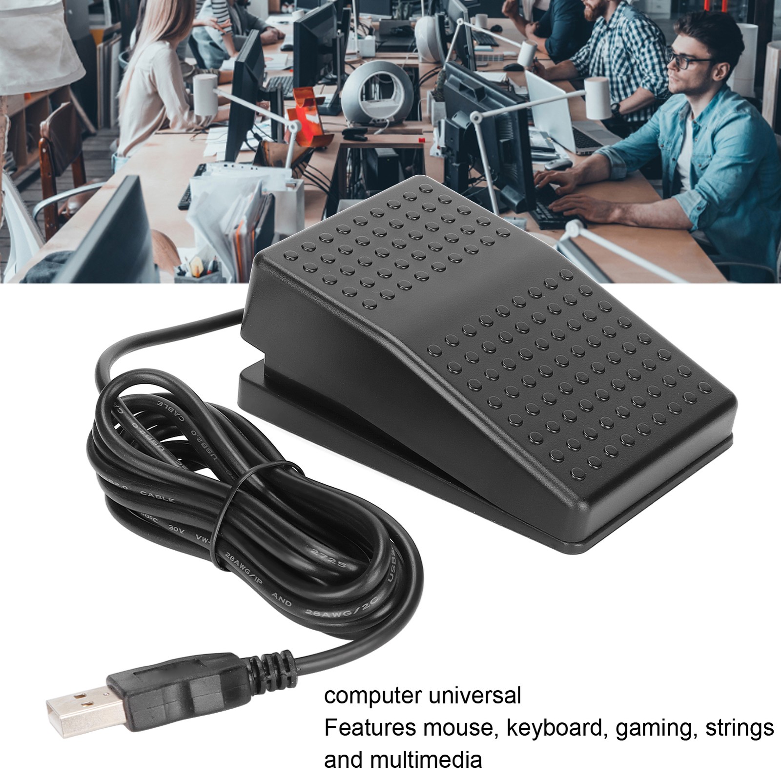 Foot Switch Pedal Sensitive Touch For Instrument Control ABS Easy To Use