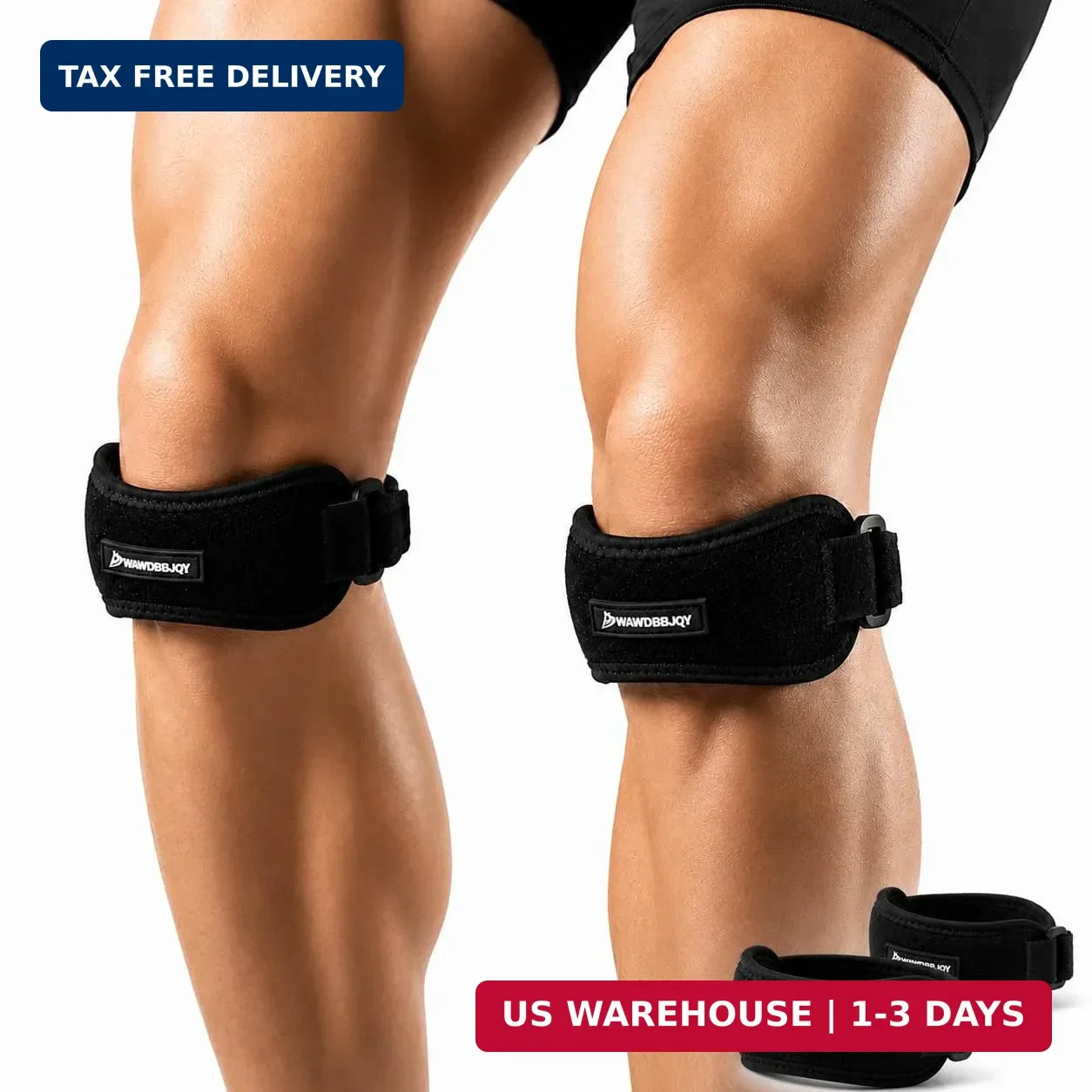 2 pc,Patellar Tendon Support Strap for Knee Pain Relief | Adjustable, Knee Strap
