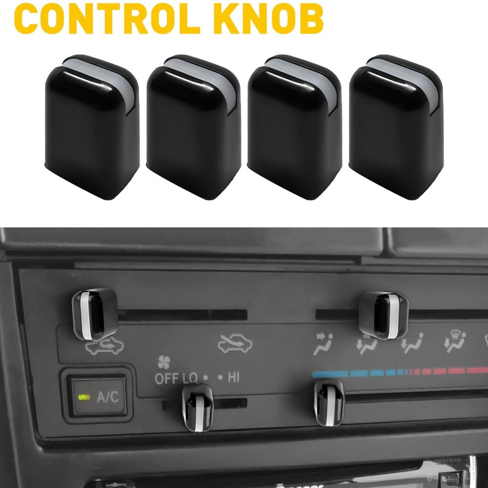 55905-89115 AC Heater Knob For Toyota 4Runner Pickup Land Cruiser Tacoma 4 pcs