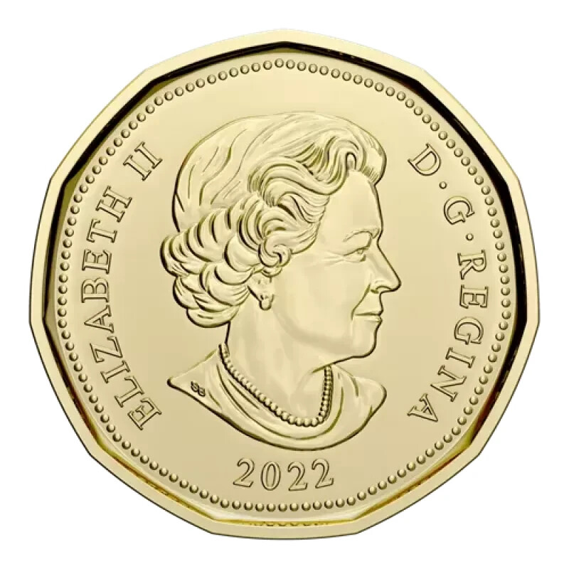 Canada 2022 Alexander Graham Bell BU UNC Non Coloured Loonie!!