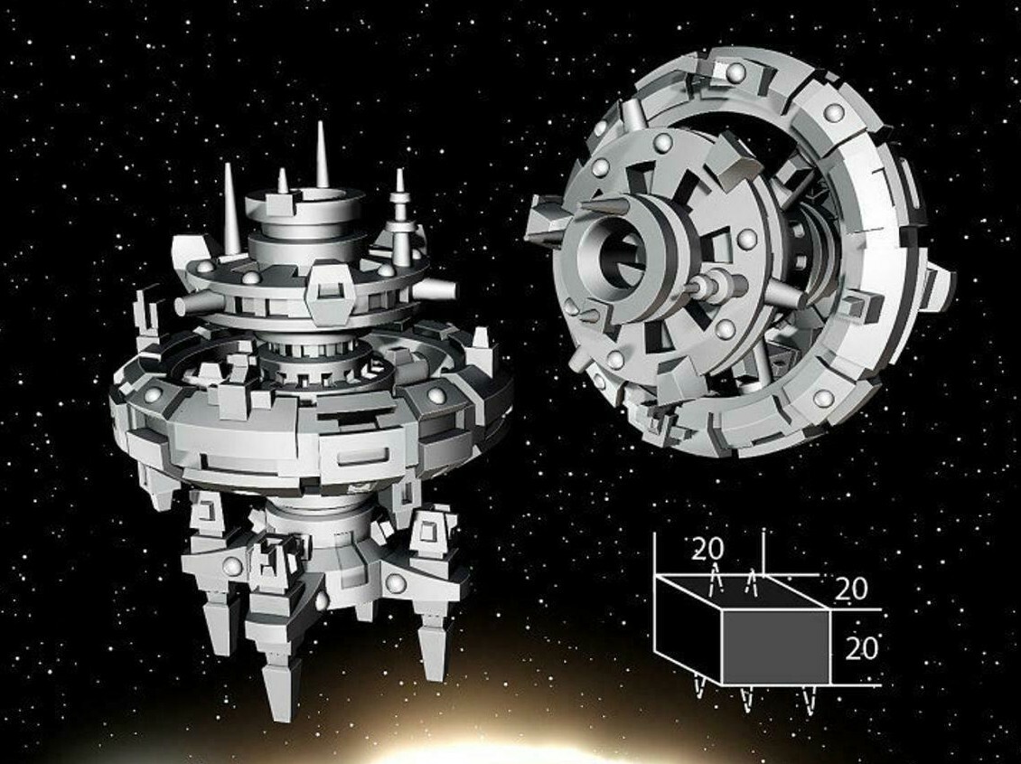 Human Space Dock - Twilight Imperium | Fleetscale | Starfinder | Billion Suns