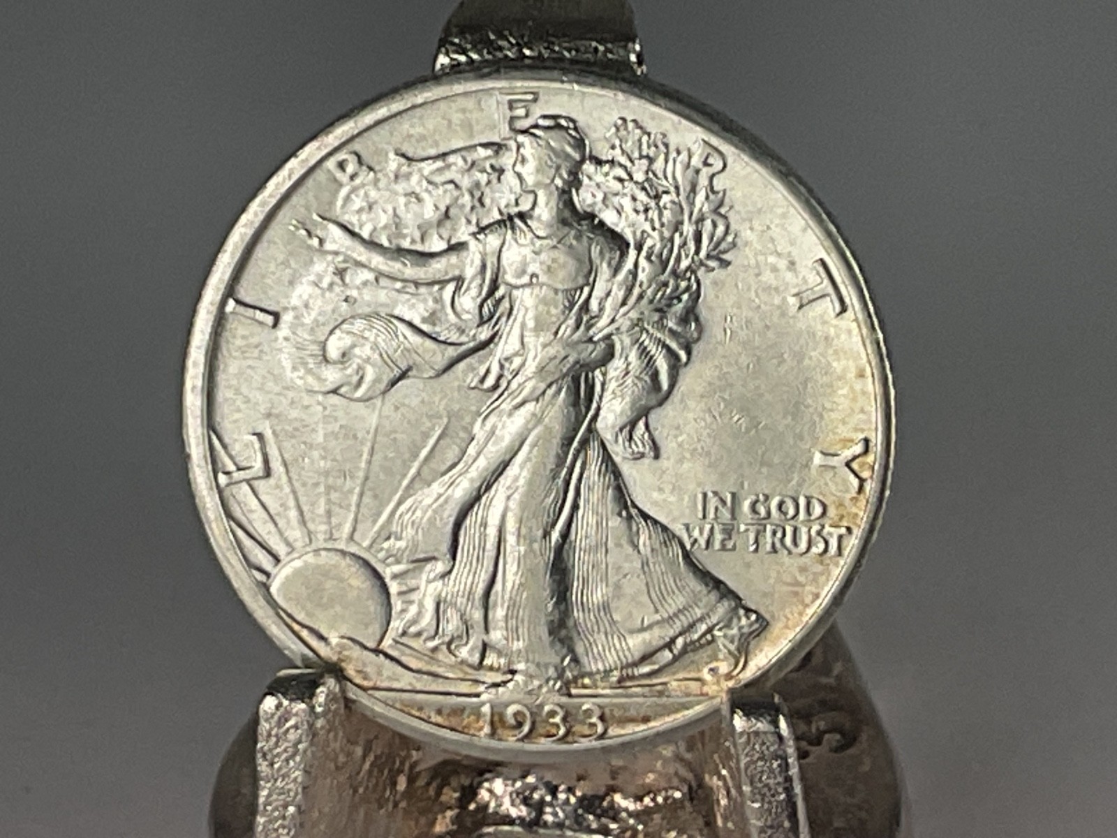 1933 "S" San Francisco Walking Liberty SILVER Half Dollar 50c Higher Grade!