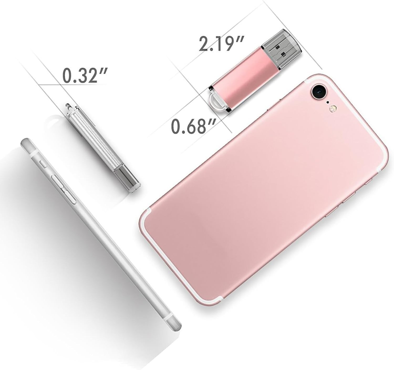 Compact 8GB USB Flash Drive - High-Speed Data Transfer and Stylish Blue Design