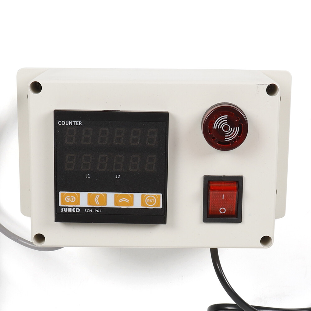 Digital Pulse Length Meter Rotary Encoder Meter Counter+Mounting bracket 300 ppr