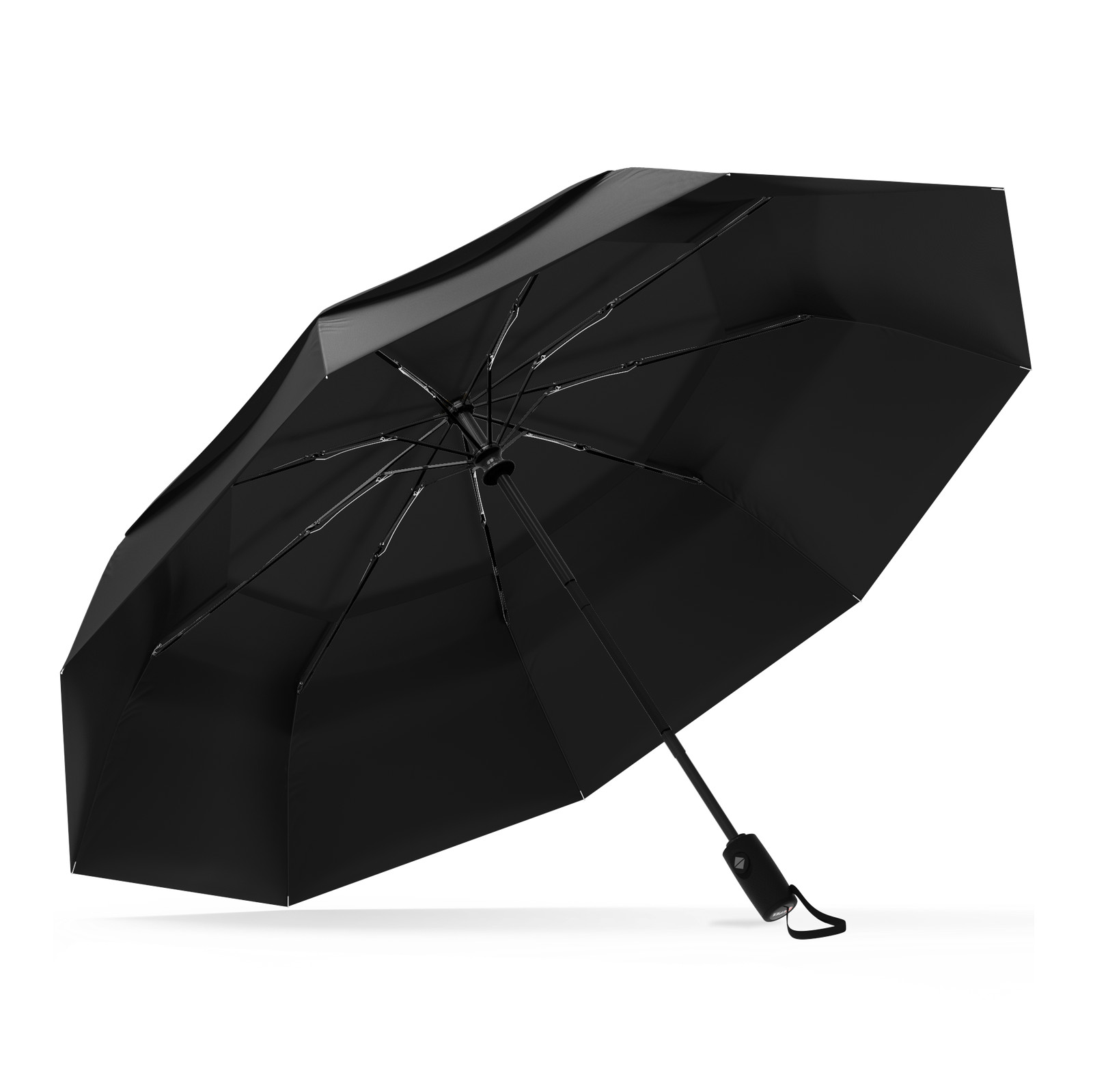 Repel Umbrella Windproof Travel Umbrella Black Onyx New