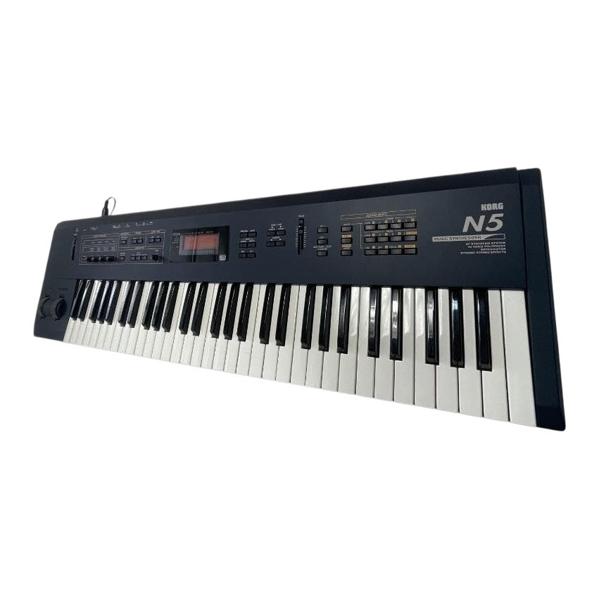 Korg N5 61-Key Music Synthesizer MIDI Keyboard Built-in Effects Tested Japan