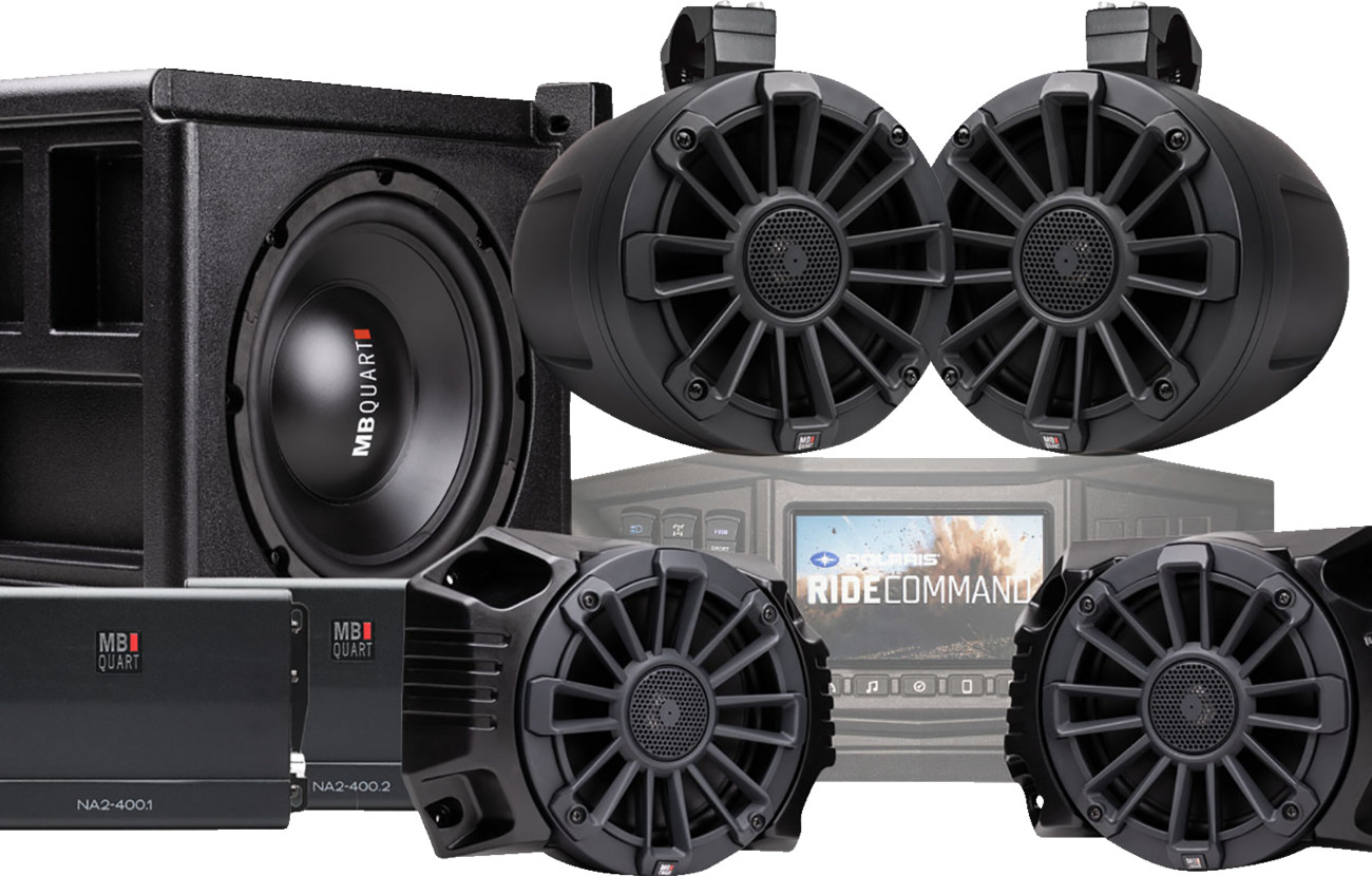 MB Quart - MBQRGSTG5RC1 Audio Kit Ranger with Ride Command 570 (Full-Size) 4x4