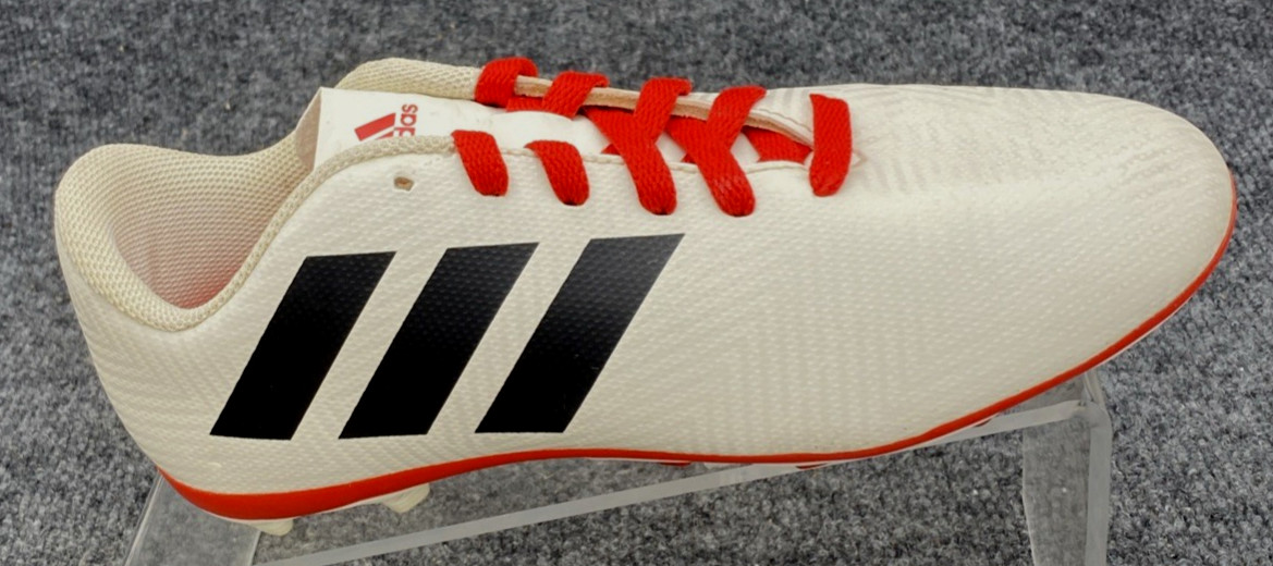 Adidas Nemeziz 18.4 FG Soccer Cleats Men's Size 5 White Orange CM8510