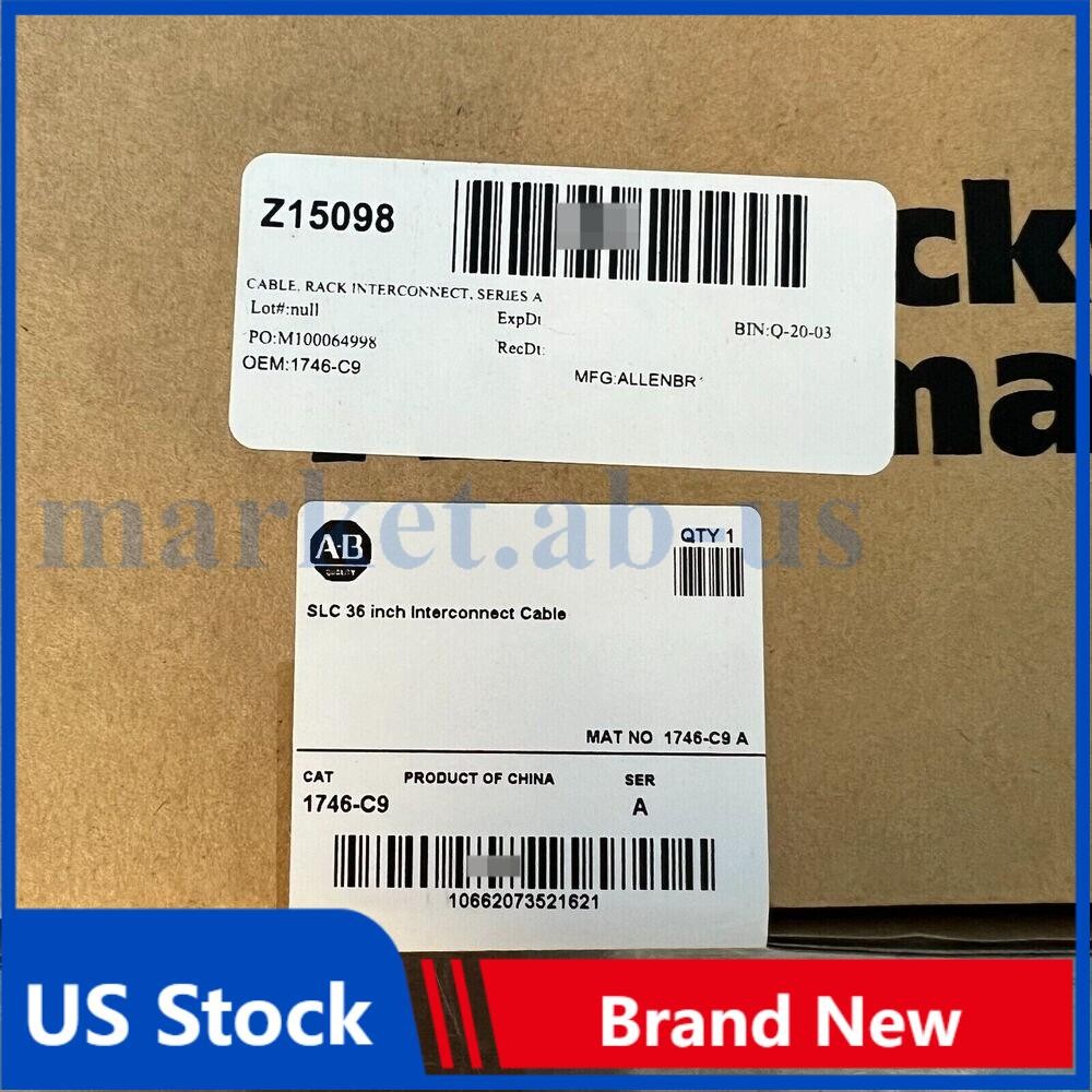 AB 1746-C9 SLC 36 Inch Interconnect Cable New Sealed Fast Shipping 1PCS