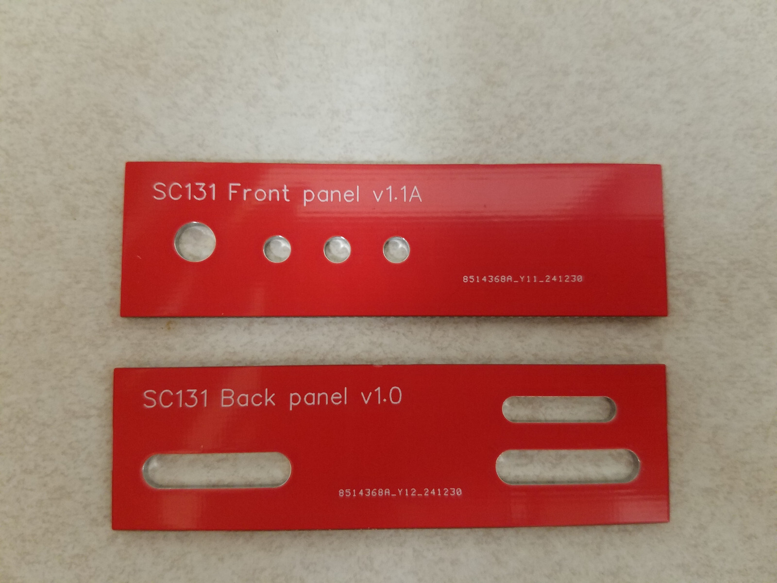 SC131 Front & Back Panels, DIY Hardware Project, PCB ONLY, US Seller