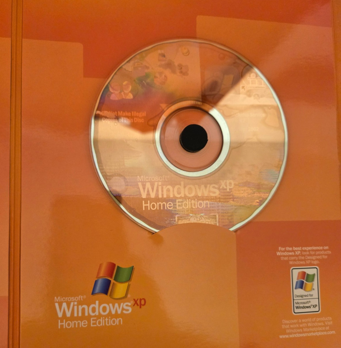 Microsoft Windows XP Home Edition 2002 CD & Product Key & Install Manual Upgrade