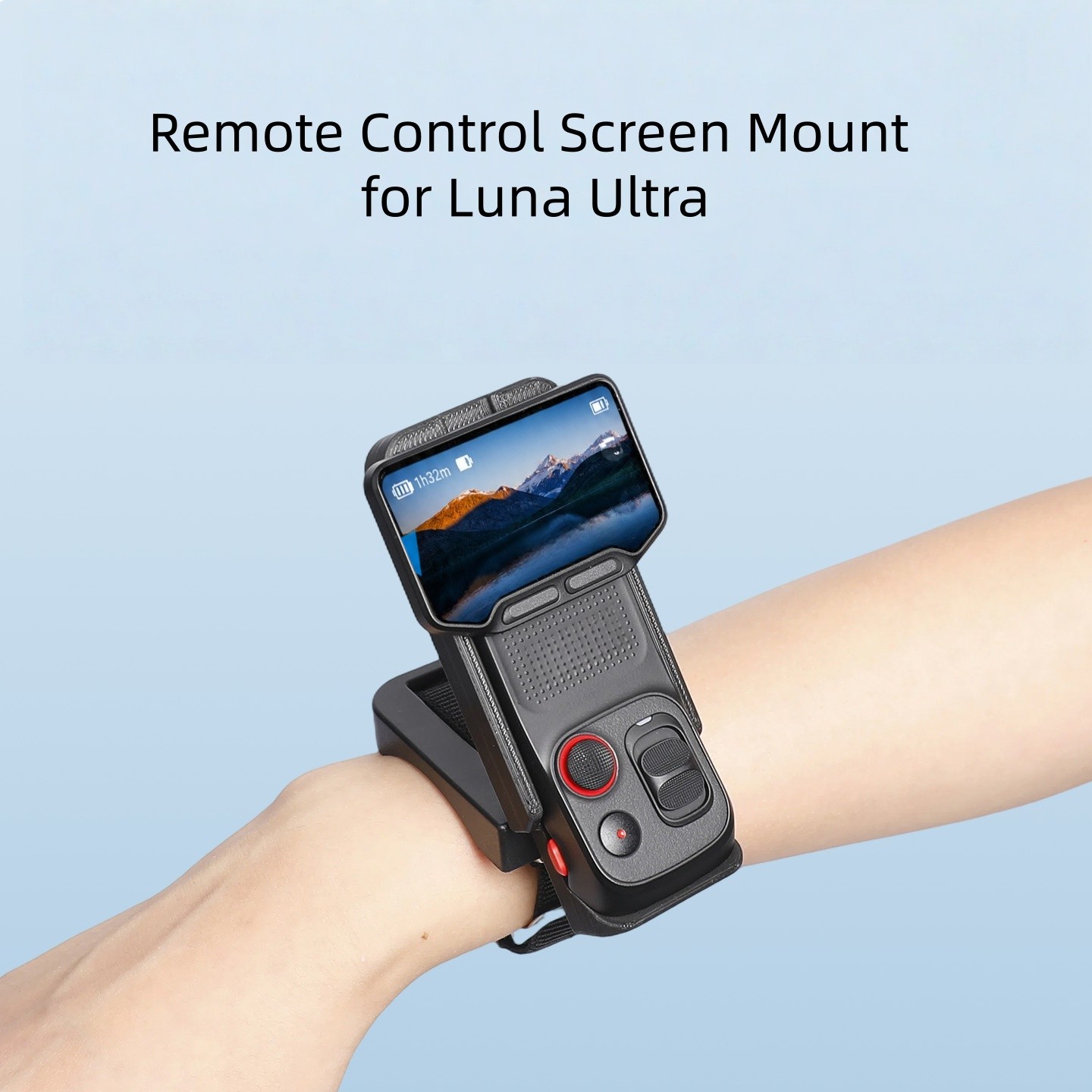 For Insta360 Luna Ultra Remote Control Protective Case w/ Adjustable Wrist Strap