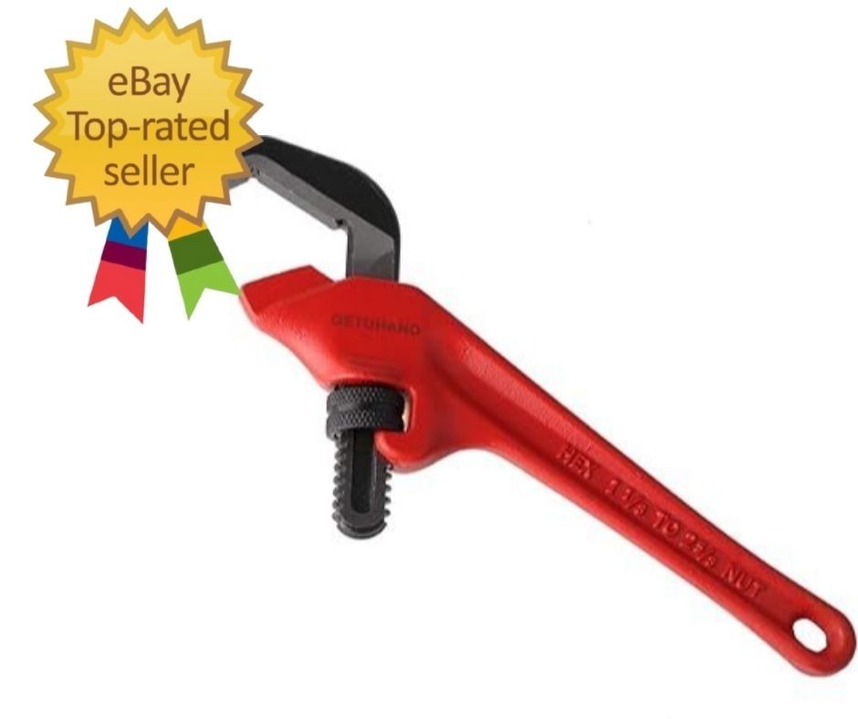 9-1/2-Inch Hex Offset Wrench, Model E-110 Hex Pipe Wrench,1-1/8" - 2 5/8" Capaci