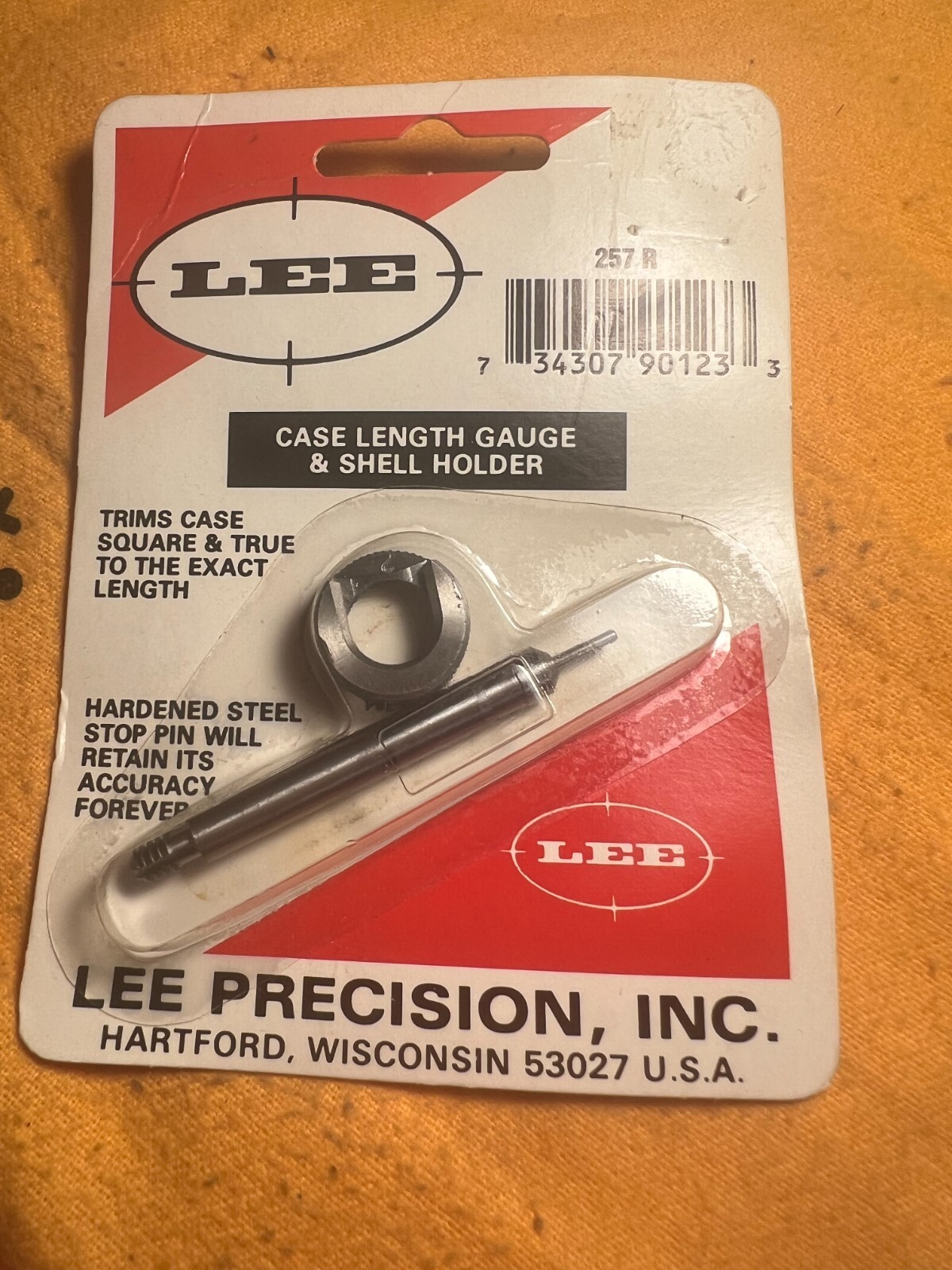 Lee Case Length Gauge and Shell Holder 257R