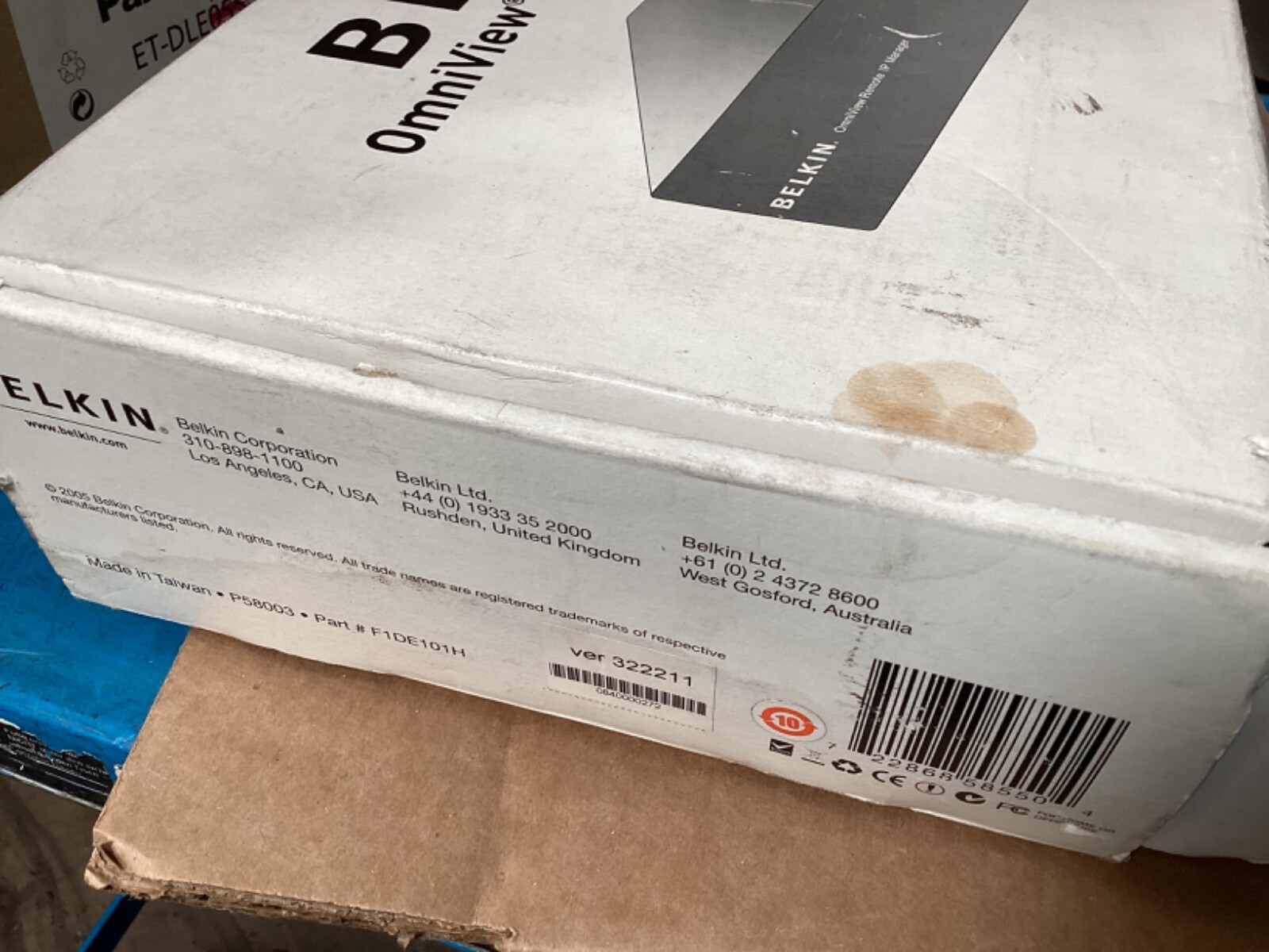 Belkin OmniView Remote IP Manager (New Open Box)
