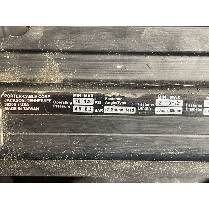 PORTER-CABLE Framing Nailer, Full Round, 3-1/2-Inch, Tool Only (38305), Untested