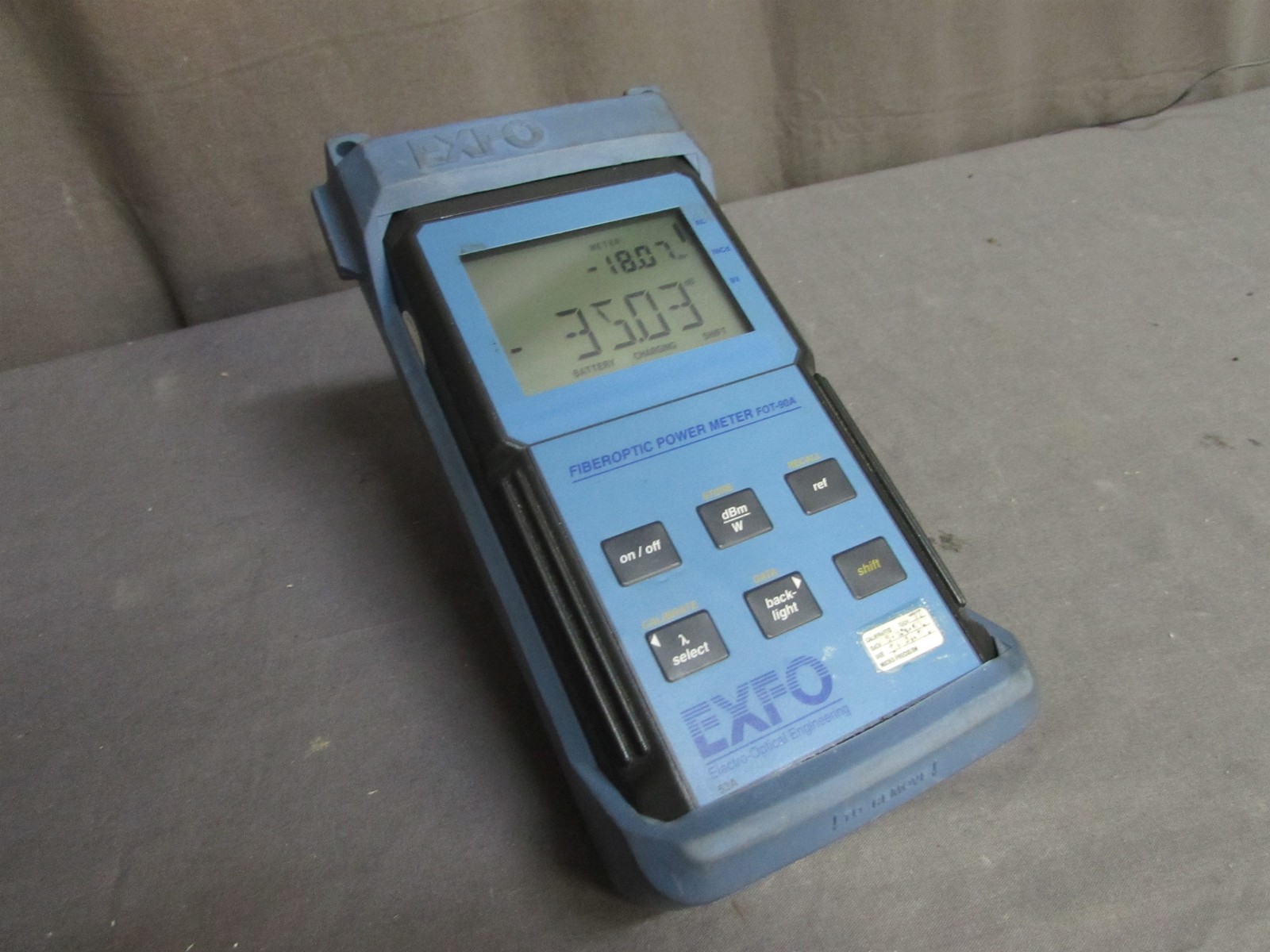 * EXFO FOT-92AX SM MM Fiber Optic Power Meter with FOA-16 Adapter