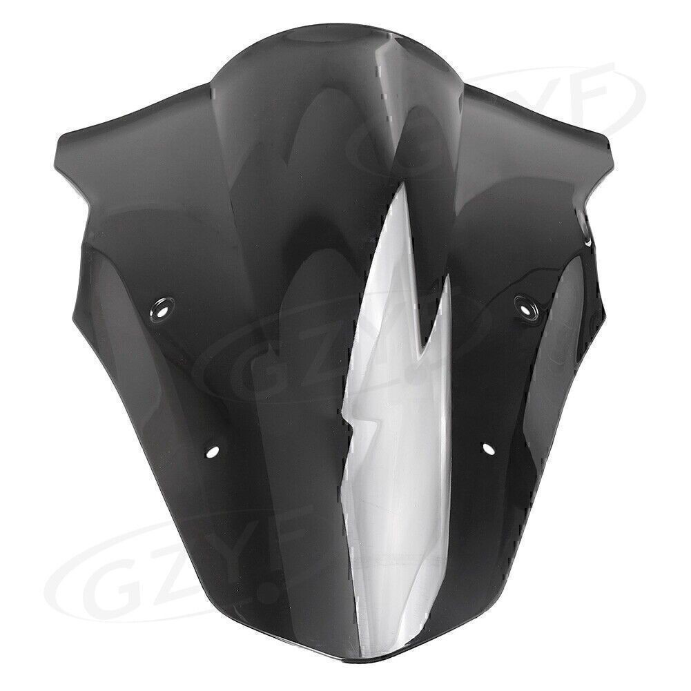ABS Front Motorcycle Windscreen Double Bubble Screen For Kawasaki ER6F 2012-2016