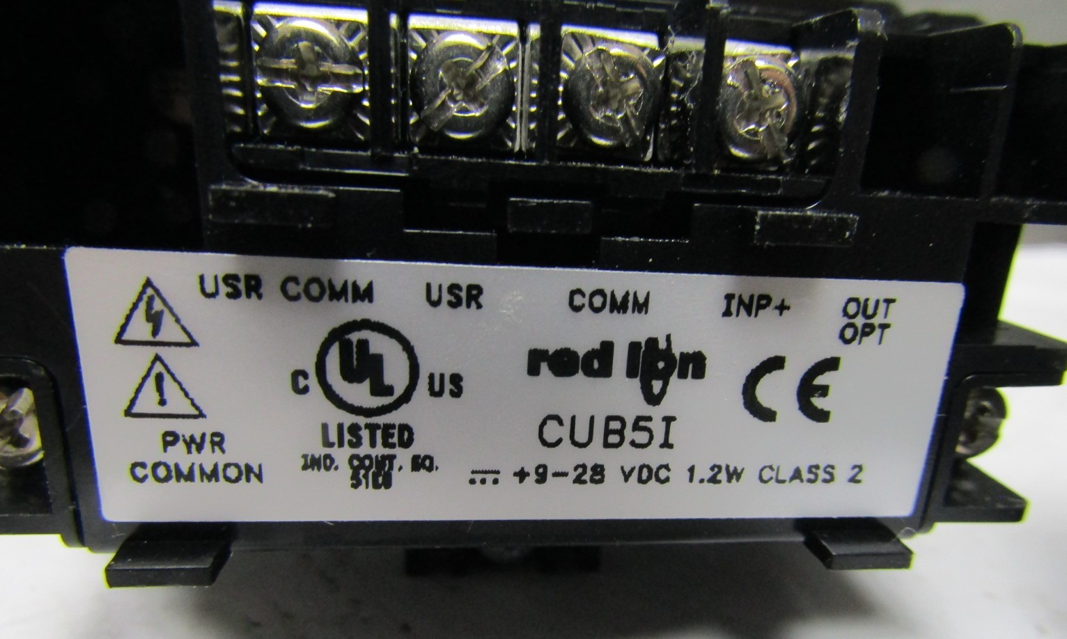 🔥RED LION CONTROLS DIGITAL PANEL CONTROL 9- 24 VDC CUB5I WITH PANEL MOUNT