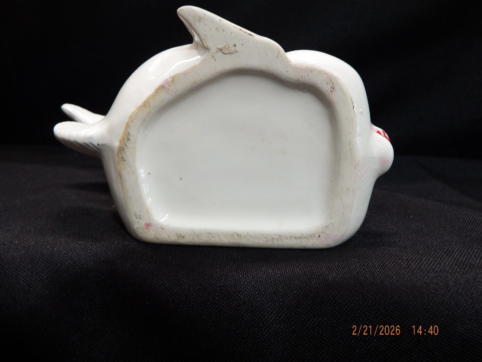 Vintage Ceramic Fish Wall Pocket/Sponge Holder-C338