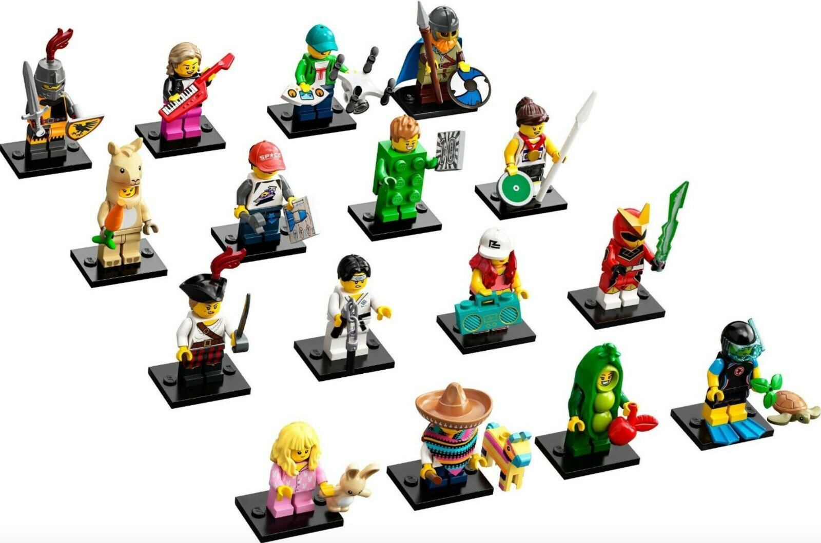 LEGO NEW SERIES 20 MINIFIGURES 71027 MINIFIGS ALL 16 YOU PICK & WITH STAND