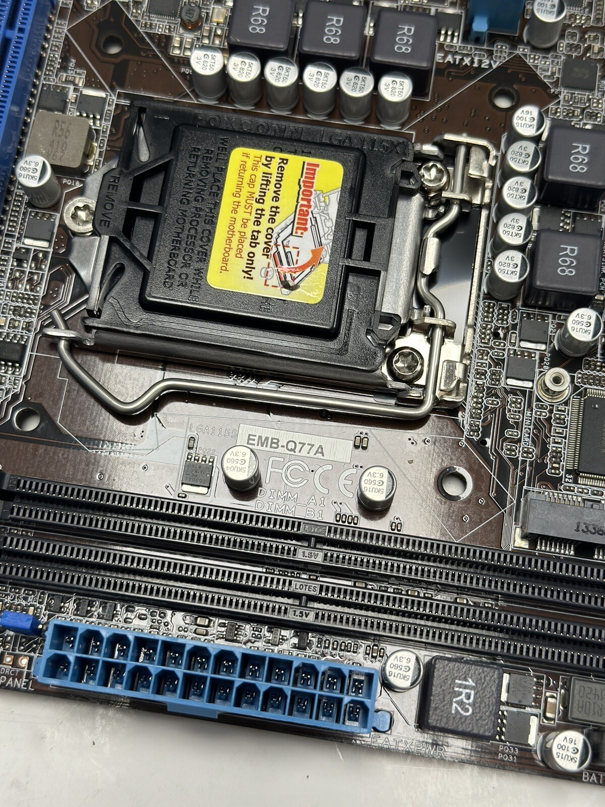 AAEON EMB-Q77A-A10 Mini-ITX Embedded Motherboard OPEN BOX
