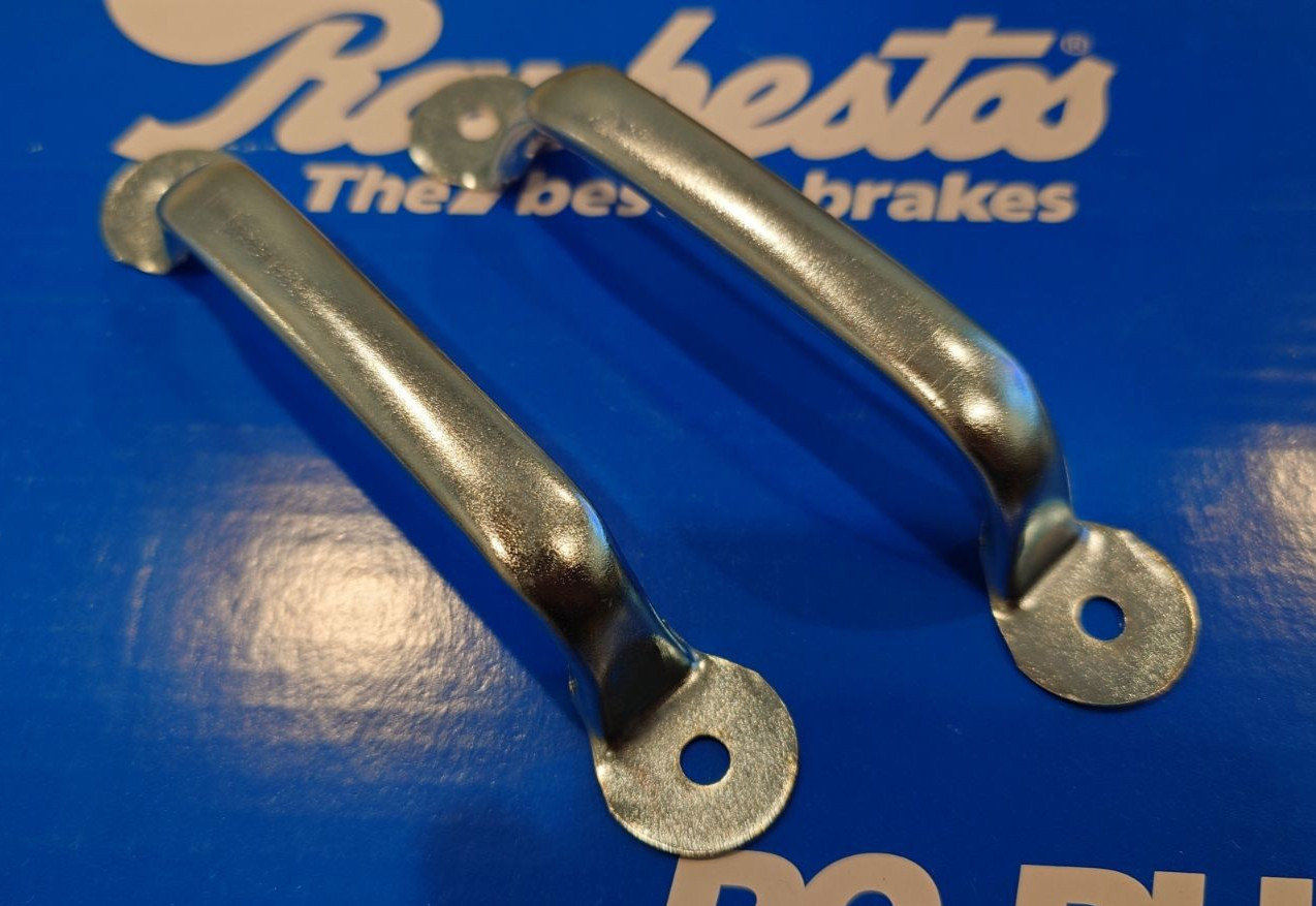 Equipto USA Small Parts Drawer Cabinet Handles Vintage NEW Unpainted PAIR