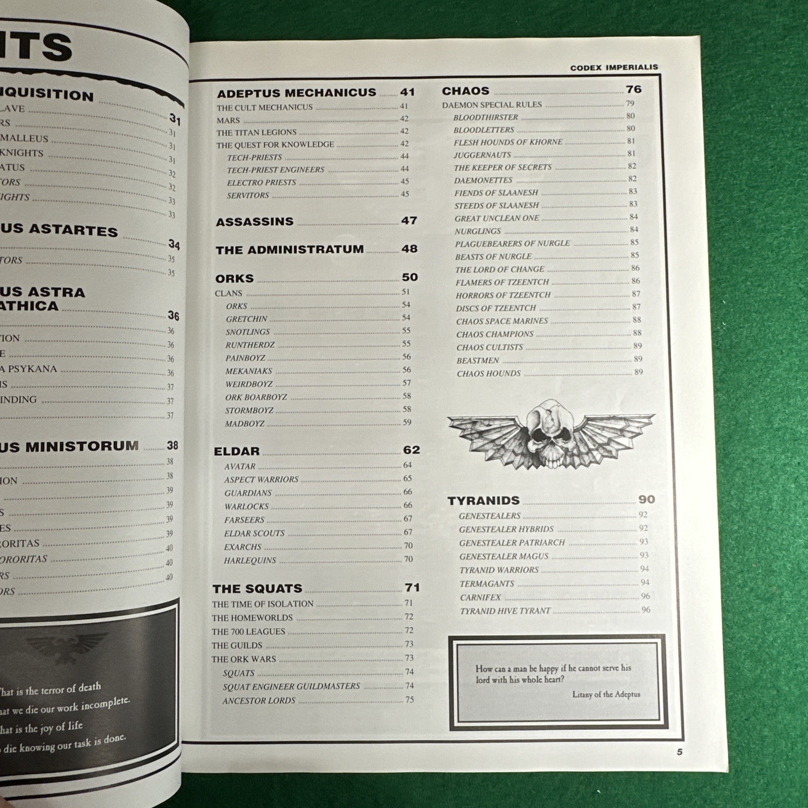 WARHAMMER 40K CODEX IMPERIALIS 2nd ED BOOK GAMES WORKSHOP SPACE MARINES 90s 🟢